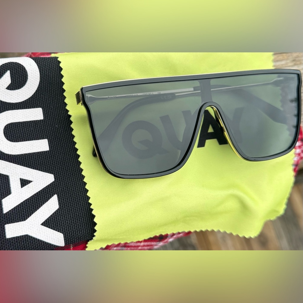 Quay Australia Nightfall Sunglasses with Black and Gold